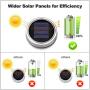 Mason Jar Solar Lights 30 LEDs, 6 Pack Hanging Solar Lights Outdoor, Waterproof Fairy Lights Solar Lanterns for Patio Garden, Hangers and Jars Included- Cool White