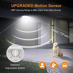 LEPOWER 35W LED Security Lights Motion Sensor Light Outdoor, 3500LM Motion Security Light, 5500K, IP65 Waterproof, 3 Head Motion Detected Flood Light for Garage, Yard, Entryways (NOT Solar Powered)