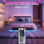 Govee LED Strip Lights 32.8ft Waterproof Color Changing Light Strips with Remote, Bright 5050 and Multicolor RGB LED Lights for Room, Bedroom, Kitchen, Yard, Party, Christmas (Packaging May Vary)