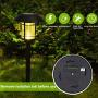 Solar Pathway Lights Outdoor, 6 Pack Solar Garden Lights Waterproof Decorative Solar Walkway Lights Landscape Lighting for Walkway, Lawn, Patio, Yard