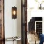 Wall Sconce,Rustic Vintage Bronze Wall Vanity Light Fixture with Glass Shade,Hardwired Wall Lamp for Living Room,Bedroom,Hallway,Kitchen,E26 Base,2 Pack