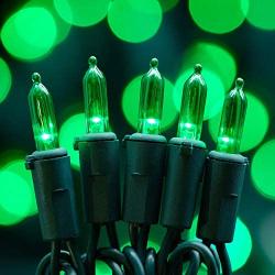 UL Certified Green LED Christmas String Lights, 66 Feet 200 LED Commercial Grade Christmas Light Set, Connectable Home Decor Lights for Patio Garden Wedding Holiday Halloween (Green)