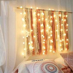 Shaboo Prints Fairy LED String Lights 13.1ft/4m with 40 Lights 2-Mode[Always on/Flicker] Decoration LED Lights for Christmas Party Thanksgiving Bedroom Indoor Wall Decor Garden Patio (Warm White)