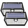 LITOM Solar Lights Outdoor, 40 LED Wireless Wide Angle Motion Sensor Light, IP65 Waterproof Security Solar Light, Three Working Modes for Front Door-2 Pack LITOM Solar Lights Outdoor, 40 LED Wireless Wide Angle Motion Sensor Light, IP65 Waterproof Security Solar Light, Three Working Modes for Front Door-2 Pack