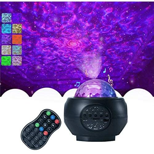Star Projector, POCOCO Galaxy Projector, Starry Night Light Projector with LED Nebula Ocean Wave Hi-Fi Music Speaker and Remote Control, Gift for Kids and Adults Bedroom, Ceiling, Party, Gaming Room