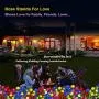 Outdoor Solar Garden Stake Lights,Upgraded LED Solar Powered Lights, Solar Decorative Lights, 2 Modes Flashing Lighting Solar Rose Lights for Patio Pathway Courtyard Garden Lawn (Orange) Outdoor Solar Garden Stake Lights,Upgraded LED Solar Powered Lights, Solar Decorative Lights, 2 Modes Flashing Lighting Solar Rose Lights for Patio Pathway Courtyard Garden Lawn (Orange)