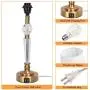 USB Touch Bedside Lamp, 3-Way Dimmable Nightstand Decorative Lamp with Dual Fast USB Charging Ports,Golden K9 Crystal Table Lamp Set for Bedroom, Living Room, Study Room, Office (Bulb Included) USB Touch Bedside Lamp, 3-Way Dimmable Nightstand Decorative Lamp with Dual Fast USB Charging Ports,Golden K9 Crystal Table Lamp Set for Bedroom, Living Room, Study Room, Office (Bulb Included)
