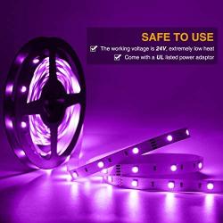 Onforu 49.2ft LED Strip Lights for Bedroom, 15m RGB LED Light Strip with Remote, Color Changing Rope Lights with 5050 LEDs, 24V Colored Room Lights, Adhesive Tape Light for TV, Ceiling, Cupboard, Bar