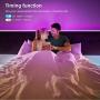 QJB LED Strip Lights Bluetooth APP Controller 32.8ft RGB LED Music Sync Color Changing Lights, for Bedroom, Party
