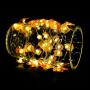 LED Wire Lights, LED String Lights, Battery Operated String Lights with 36 Beer Mug Shaped Warm LEDs for Party, Bedroom, Kitchen, Patio, Deck and more, 12 Feet Long