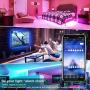 65.6FT/20M LED Strip Lights, Sxlofty RGB LED Light Strip Music Sync RGB LED Strip,5050 SMD Color Changing LED Strip Light Bluetooth Controller + 23 Key Remote LED Lights for Bedroom Home Party