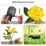 Outdoor Solar Garden Stake Lights,Upgraded LED Solar Powered Light with 6 Rose Flowers, Waterproof Solar Decorative Lights for Patio Pathway Courtyard Garden Lawn(Yellow)