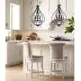 Dunnell Bronze Foyer Pendant Chandelier 18 3/4'' Wide Rustic Farmhouse Open Scroll 4-Light Fixture for Dining Room House Kitchen Island Entryway Bedroom Living Room - Franklin Iron Works