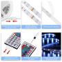 OUSFOT Led Strip Lights Kit 5050 RGB Color Changing 16.4 Feet Flexible Led Light Strip SMD with 44-Keys Remote Control Rope Light for Bedroom Kitchen Bar Party Holiday Decoration