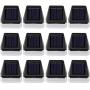 Maggift 12 Pack Solar Step Lights Outdoor Waterproof, Solar Powered Fence Lights Deck Lights Outside Night Lighs Decor for Steps Stairs Walkway Garden Fences Wall