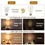 Touch Control Beside Table Lamp, Wesen 3-Way Dimmable Nightstand Lamp with QC 3.0 USB & PD 3.0 Type-C Charging Port & 2 Power Outlets, A19 LED Bulb Included, Classic Desk Lamp for Living Room Bedroom