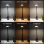 Clip on Light Reading Lights, EYOCEAN Desk Lamps, Eye Protection Kids Desk Lamp with Strong Clamp, Flexible Night Light 3 Modes 9 Dimming Levels(Included AC Adapter) Black