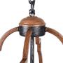 Zicbol Farmhouse Chandelier 4-Light Candle Style Metal Vintage Pendant Light Rustic Chandelier Lighting Fixture for Dining Room, Living Room, Bedroom, Hallways, Island, Restaurant UL Black