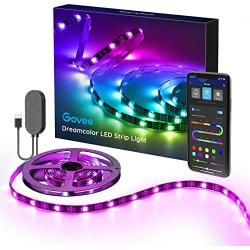Govee Rgbic Led Strip Lights, 6.56 Feet Tv Led Backlights with App Control and Music Mode, USB Powered