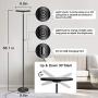 Lifeholder Floor Lamp,Smart WiFi Dimmable Floor Lamp with Touch&APP&Voice Control,LED Floor Lamp Compatible with Alexa Echo&Google Home,RGBW Standing Lamps for Bedroom,Living Room,Office