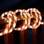 Amazon Basics 360 LED Indoor Outdoor Candy Cane Striped Rope Light, 40-Foot