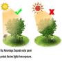 Solar Spot Lights Outdoor, LED Solar Landscape Spotlights, Solar Powered Wall Lights 2-in-1 Waterproof Solar Landscaping Light for Yard Garden Driveway Patio Lawn, Auto On Off Daylight