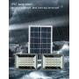 Solar spot Lights Outdoor, Outdoor Solar Safety Light from Dusk to Dawn, with 1200LM Remote Control, Used in courtyards, Gardens, Roads, Arenas, Courts