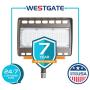 Westgate Outdoor LED Flood Light Knuckle Mount - Security Floodlight Fixture for Outdoor Area Yard Landscape - Safety Lights - UL Listed (50 Watt 3000K Warm White Dark Bronze)