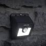 Mr Beams Solar Wedge 8 LED Security Outdoor Motion Sensor Wall Light, 4-Pack, Black