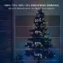 String Lights by Oopswow, 100 LED 39 FT 8 Modes Changing Lights Fairy String Light Connectable Christmas Light Plug in with Light Sensor,Remote Control Timer for Bedroom Party Outdoor,100L Multicolor