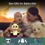 【2020 Christmas Version】Panda Night Light for Boys Girls, GoLine Gifts for Toddlers Babies, 7 Color Changing Night Light for Bedroom with Remote Control
