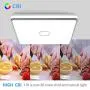 LED Ceiling Light Fixtures Flush Mount 12.8inch 24W Bright White Square LED Ceiling Lamp 5000K, Airand 2050LM Daylight Waterproof Bathroom Ceiling Light for Kitchen Hallway Porch Living Room Bedroom