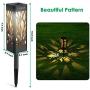 TomCare Solar Lights Outdoor Upgraded Bright Solar Pathway Lights Bigger Size Decorative Solar Garden Lights Waterproof Solar Powered Led Landscape Lighting for Path Lawn Patio Yard Walkway, 8 Pack