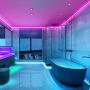 50FT LED Strip Lights,RGB LED Strip Lights,5050 Color Changing LED Lights Strip，Bluetooth led Strip Lights with App & Remote Control，Smart Music sync Led Lights for Bedroom Party Home Decoration