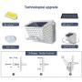 Solar Wall Lights Outdoor Motion Sensor, Waterproof 90 LED Security Lights Wireless 3 Optional Modes Solar Powered Lights Path Lights Patio Lights Fence Lights for Garden Patio Yard Garage (2 Pack)