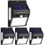 Solar Lights Outdoor 100 LED Solar Motion Sensor Wall Lights Wireless Solar Powered IP65 Waterproof Solar Security Lights for Porch Garden Yard Fence Patio Deck (4-Pack) Solar Lights Outdoor 100 LED Solar Motion Sensor Wall Lights Wireless Solar Powered IP65 Waterproof Solar Security Lights for Porch Garden Yard Fence Patio Deck (4-Pack)