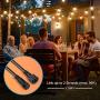 Govee Outdoor String Lights 48ft, Remote Patio Lights with 15 Dimmable Warm White LED Bulbs, Waterproof and Shatterproof Outdoor LED Lights for Patio, Garden, Backyard, Party