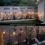 Solar Mason Jar Hanging Lights, 8 Pack 30 LEDs(Jar & Hangers Included) String Fairy Lights Glass Solar Laterns Table Lights,Great Outdoor Lamp Décor for Patio Garden Yard Deck Floor and Lawn