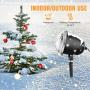 Christmas Lights Projector,OUTUL Indoor Outdoor Waterproof LED Snowfall Projector Lamp Dynamic Snow Effect Spotlight for Garden Ballroom,Party,Christmas,Holiday Landscape Decorative(Waterproof Remote)