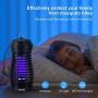 GLOUE Bug Zapper for Outdoor - High Powered Waterproof Electric Mosquito Zapper Killer, Insect & Fly Trap , Light Bulb Lamp for Backyard, Garden, Patio, Home GLOUE Bug Zapper for Outdoor - High Powered Waterproof Electric Mosquito Zapper Killer, Insect & Fly Trap , Light Bulb Lamp for Backyard, Garden, Patio, Home