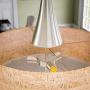 Kenroy Home Casual 3 Light Pendant ,64 Inch Height, 22 Inch Diameter with Brushed Steel Finish