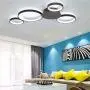 LightInTheBox Dimmable with Remote Control LED 4 Ring Ceiling Lighting Fixture Flush Mount Circular Round Chandeliers Lamp for Dining Room, Bedroom 4900LM 3000-6000K (Dimmable with Remote Control) LightInTheBox Dimmable with Remote Control LED 4 Ring Ceiling Lighting Fixture Flush Mount Circular Round Chandeliers Lamp for Dining Room, Bedroom 4900LM 3000-6000K (Dimmable with Remote Control)