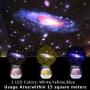 Kids Night Light Projector, 360°Rotating Planet Night Lighting Lamps Starry Galaxy Projector for Baby Bedrooms (Basic)