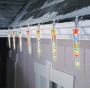 NOMA LED Quick-Clip Cascading Shooting Star Icicle Christmas Lights | Built-in Clip-On Icicle Lights | 10 Multi-Color Bulbs | 12.6 Ft. White Wire Strand NOMA LED Quick-Clip Cascading Shooting Star Icicle Christmas Lights | Built-in Clip-On Icicle Lights | 10 Multi-Color Bulbs | 12.6 Ft. White Wire Strand