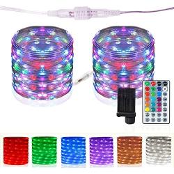 HAHOME Extendable Rope Lights, 80FT Rope 240 LEDs 16 Color Changing Outdoor String Lights with Remote for Bedroom Patio Wedding and Christmas Décor