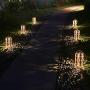 newvivid Solar Lantern Outdoor Metal Solar Lights Hanging Lanterns with Handle, Waterproof Solar Light for Garden Courtyard Walkway Garden Terrace Lawn Decorative Party (1 Pc)