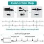 Extendable 82FT 200 LED Christmas String Lights Outdoor/Indoor, Waterproof Christmas Tree Lights with 8 Modes Fairy Twinkle Lights for Party, Wedding, Patio, Garden, Home (Warm White)