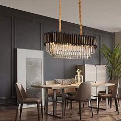 Nordic Crystal Chandelier Lighting Luxury Pendant Light Raindrop Chandelier Ceiling Light Fixture for Dining Living Room Bedroom Home Hallway