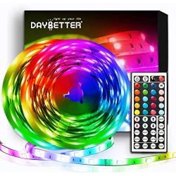 Daybetter Led Strip Lights 32.8ft Kit with Remote and Power Supply Color Changing