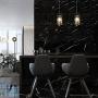 Loclgpm Modern 2 Pack Crystal Pendant Light, Glass Shade Ceiling Lamp, Chandelier Fixture Hanging for Dining Room, Bedroom, Kitchen, Living Room, Restaurant with Adjustable Cord